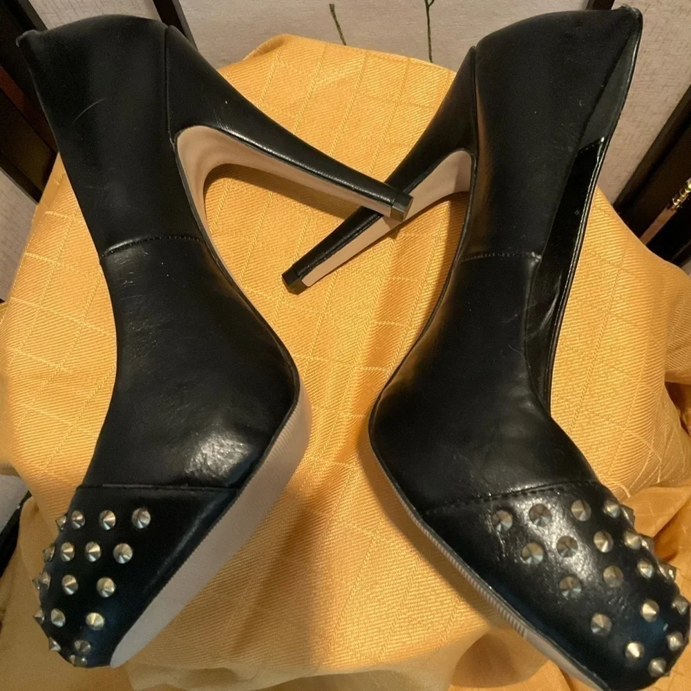Madden Girl Spike Stud Trimmed Heels - Picture 5 of 9